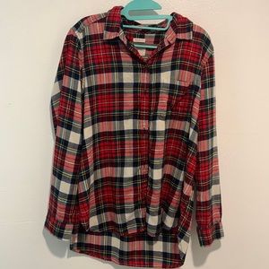 American Eagle L boyfriend fit flannel